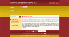 Desktop Screenshot of insuranceshoppee.net